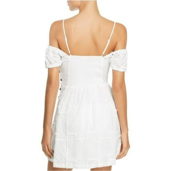 NWT Surf Gypsy Cold Shoulder Smocked CoverUp Dress - Picture 8 of 8